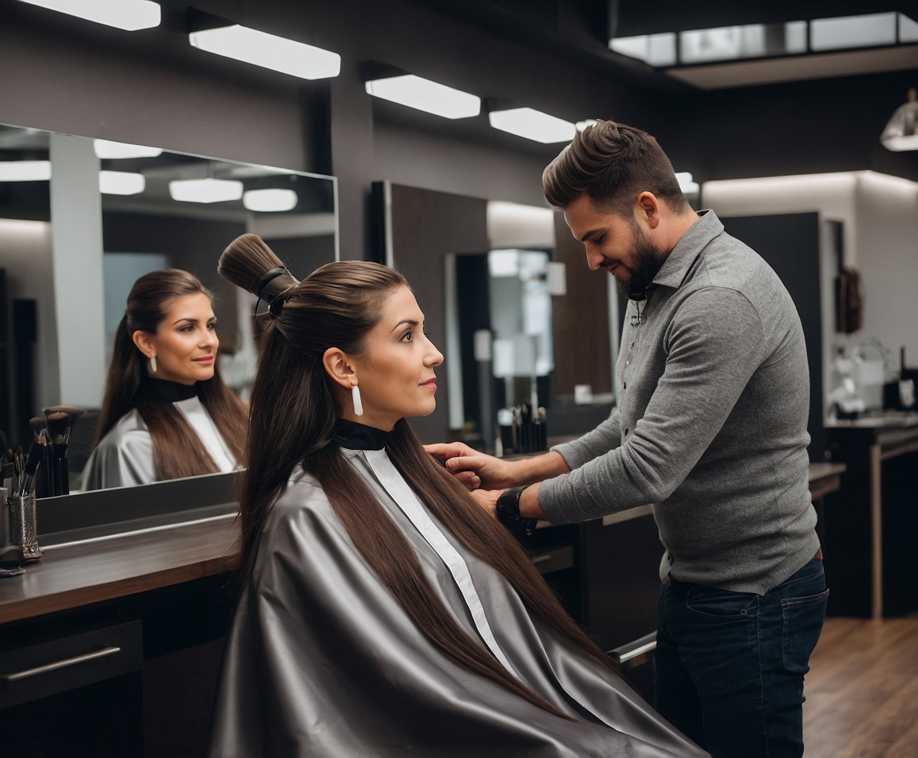 Cambio radical de look en peluquería